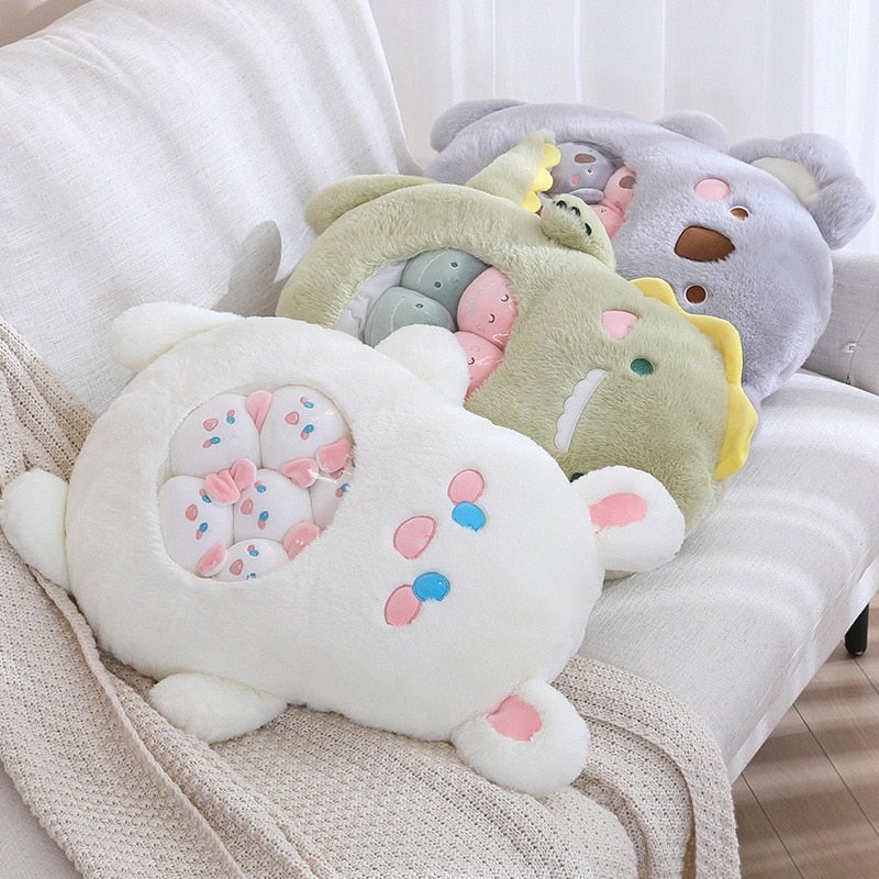 Peluches Koala Dino Lapin Panda pour Enfants
