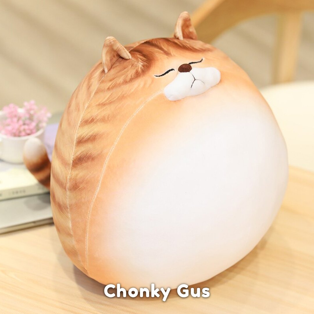 Jouet en peluche chat Chonky Cat grande figurine peluche