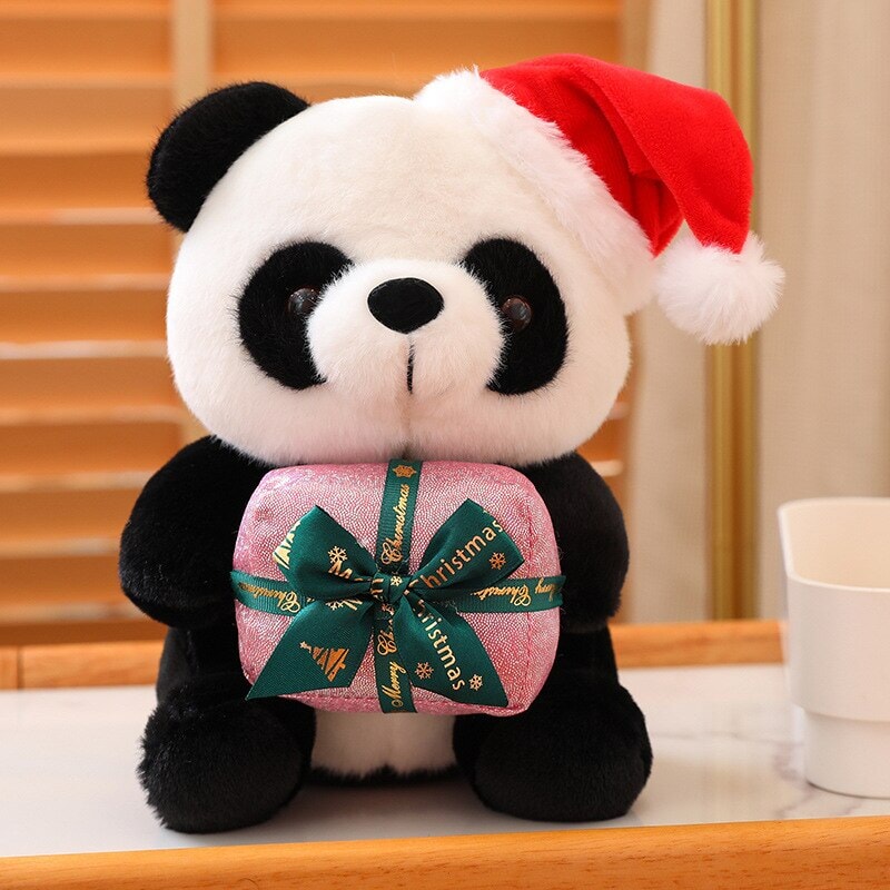 Peluche Panda Noël pour enfants et adultes