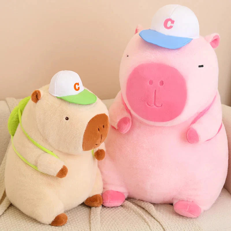 Peluche capybara sportive pour enfants