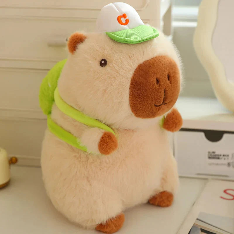 Peluche capybara sportive pour enfants
