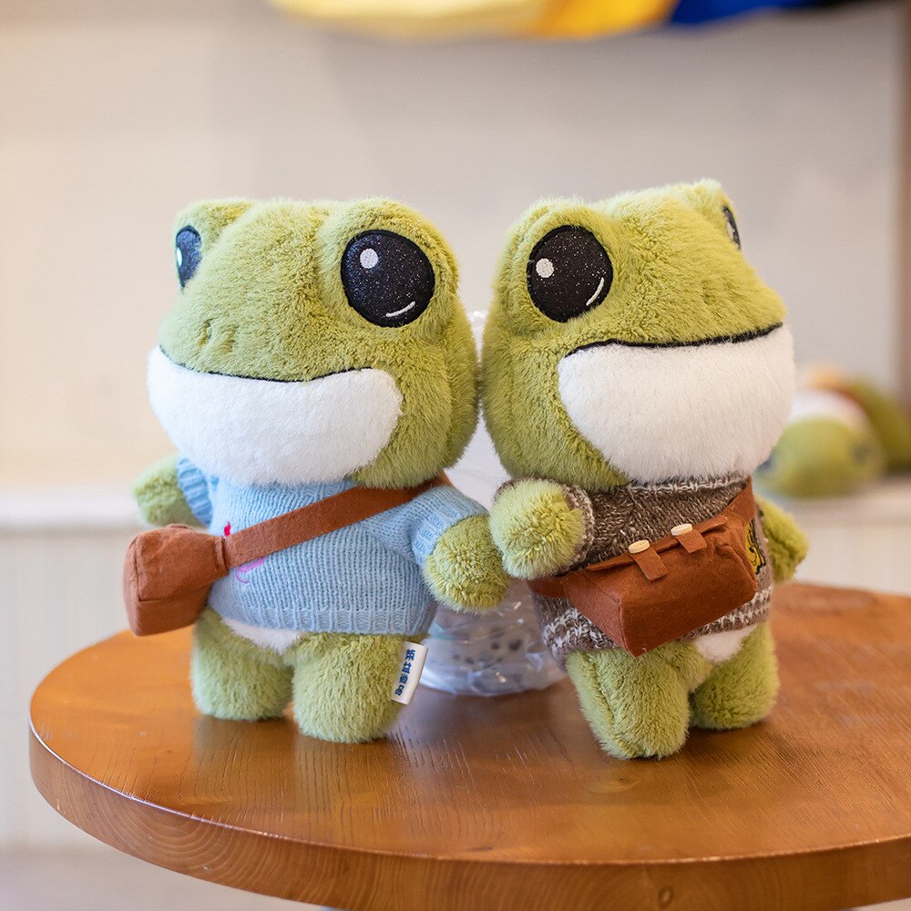 Grenouille en Peluche Miniature pour Enfants et Collectionneurs