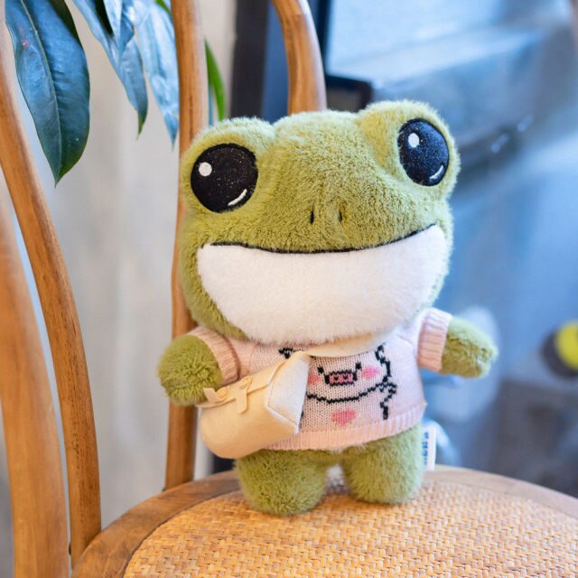 Grenouille en Peluche Miniature pour Enfants et Collectionneurs