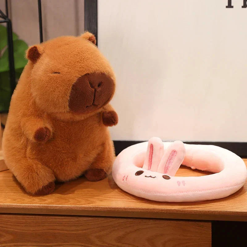 Jouet Peluche Capybara Figurine Animale Flottante Enfant