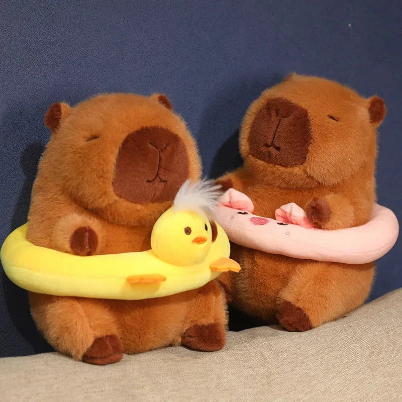 Jouet Peluche Capybara Figurine Animale Flottante Enfant
