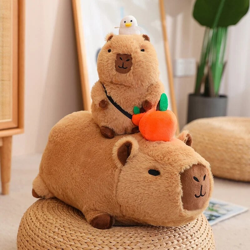 Figurine Capybara Peluche Dormante Plushie