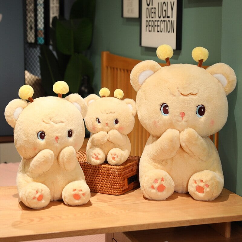 Ours en peluche Gem l'ours Bumble Bee doux et mignon