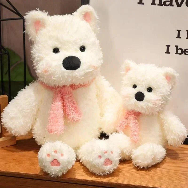 Chien en peluche West Highland Terrier pour enfants