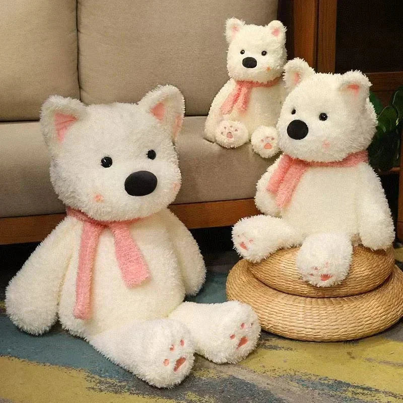 Chien en peluche West Highland Terrier pour enfants