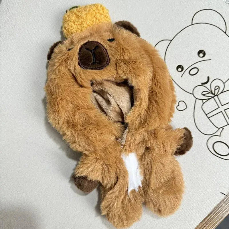 Combinaison Capybara Fait Main – Peluche douce et mignonne pour enfants