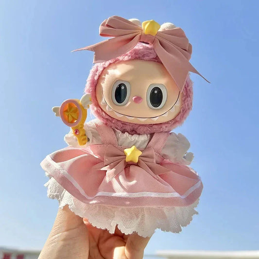 Peluche Sailor Moon – Tenue Labubu Fait Main avec Accessoires Chic et Doux