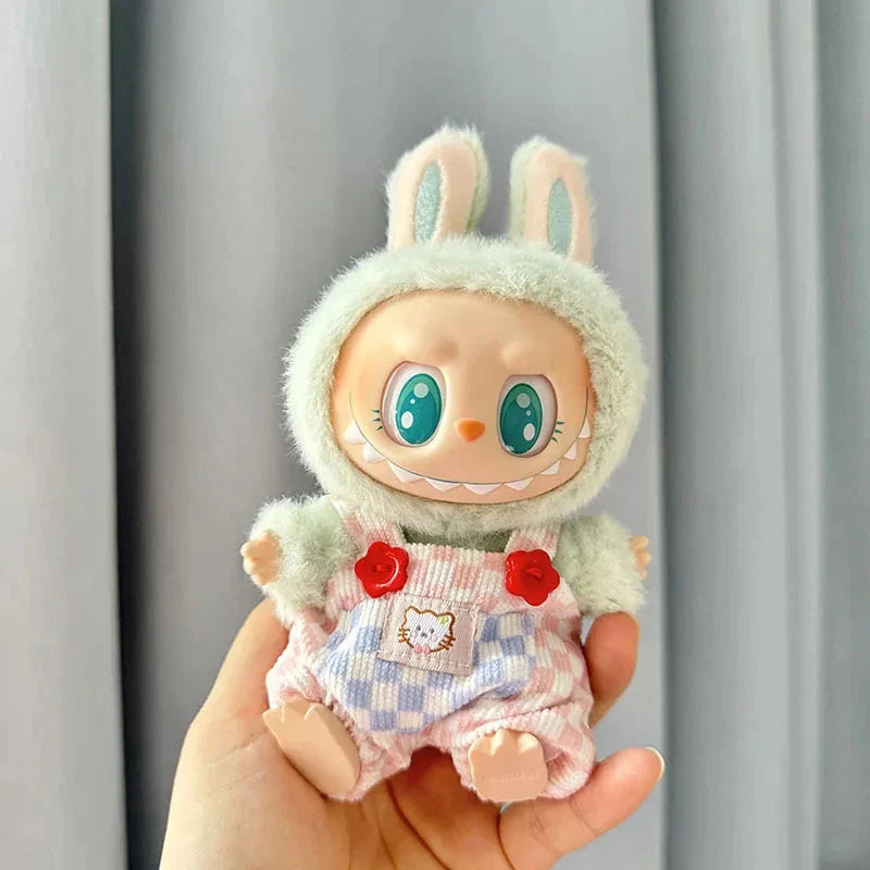 Salopette d'été enfant – Salopette faite main motif ours à carreaux et accessoires