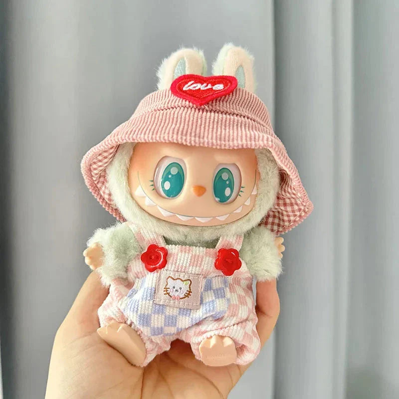 Salopette d'été enfant – Salopette faite main motif ours à carreaux et accessoires
