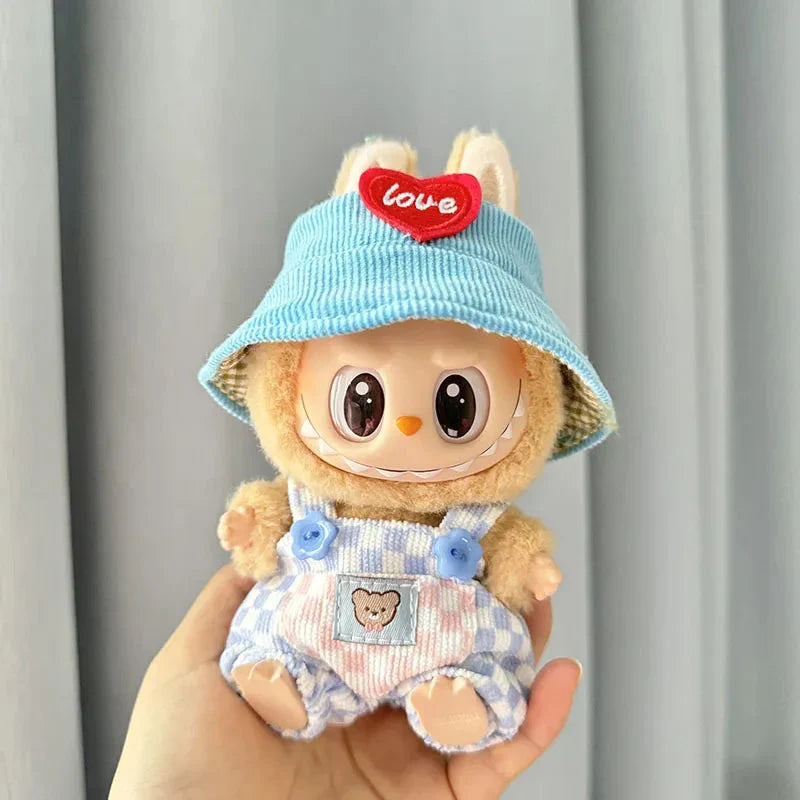 Salopette d'été enfant – Salopette faite main motif ours à carreaux et accessoires