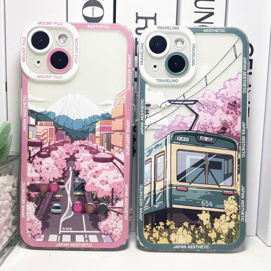 Coque iPhone Sakura Blossom – Étui esthétique japonais design fleuri et léger