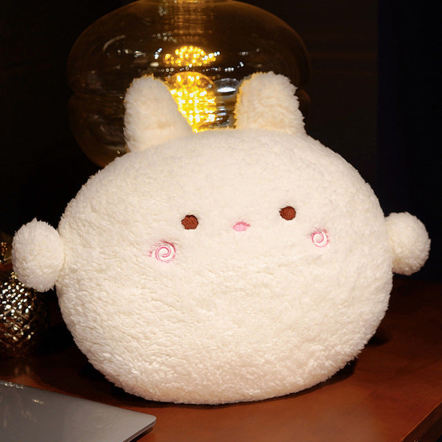 Coussin Animal Rond en Peluche pour Enfants et Décoration