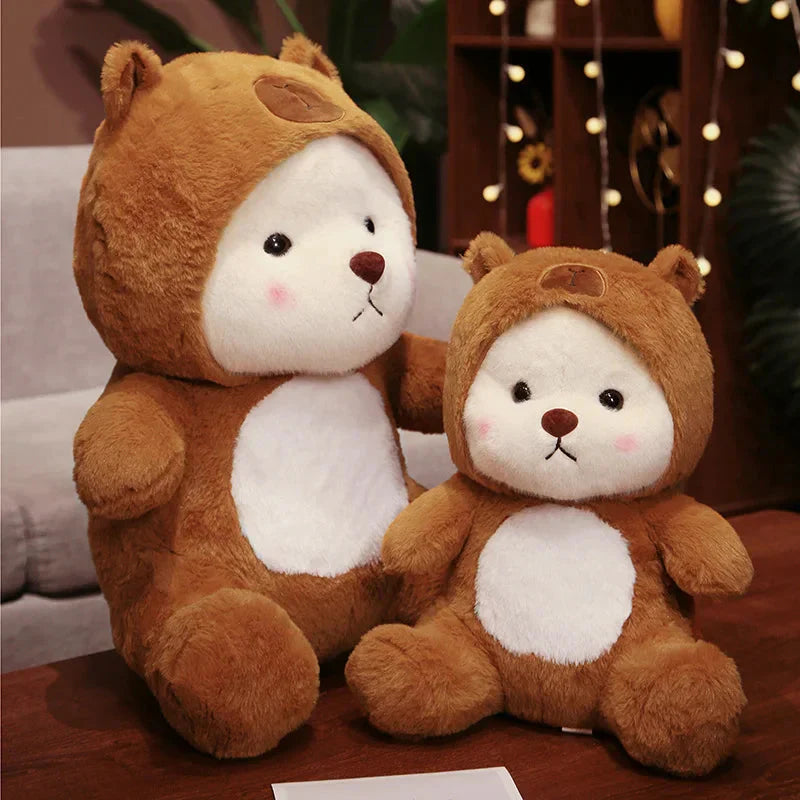 Costume Ours en Peluche Capybara Combinaison Peluche Enfants Adultes